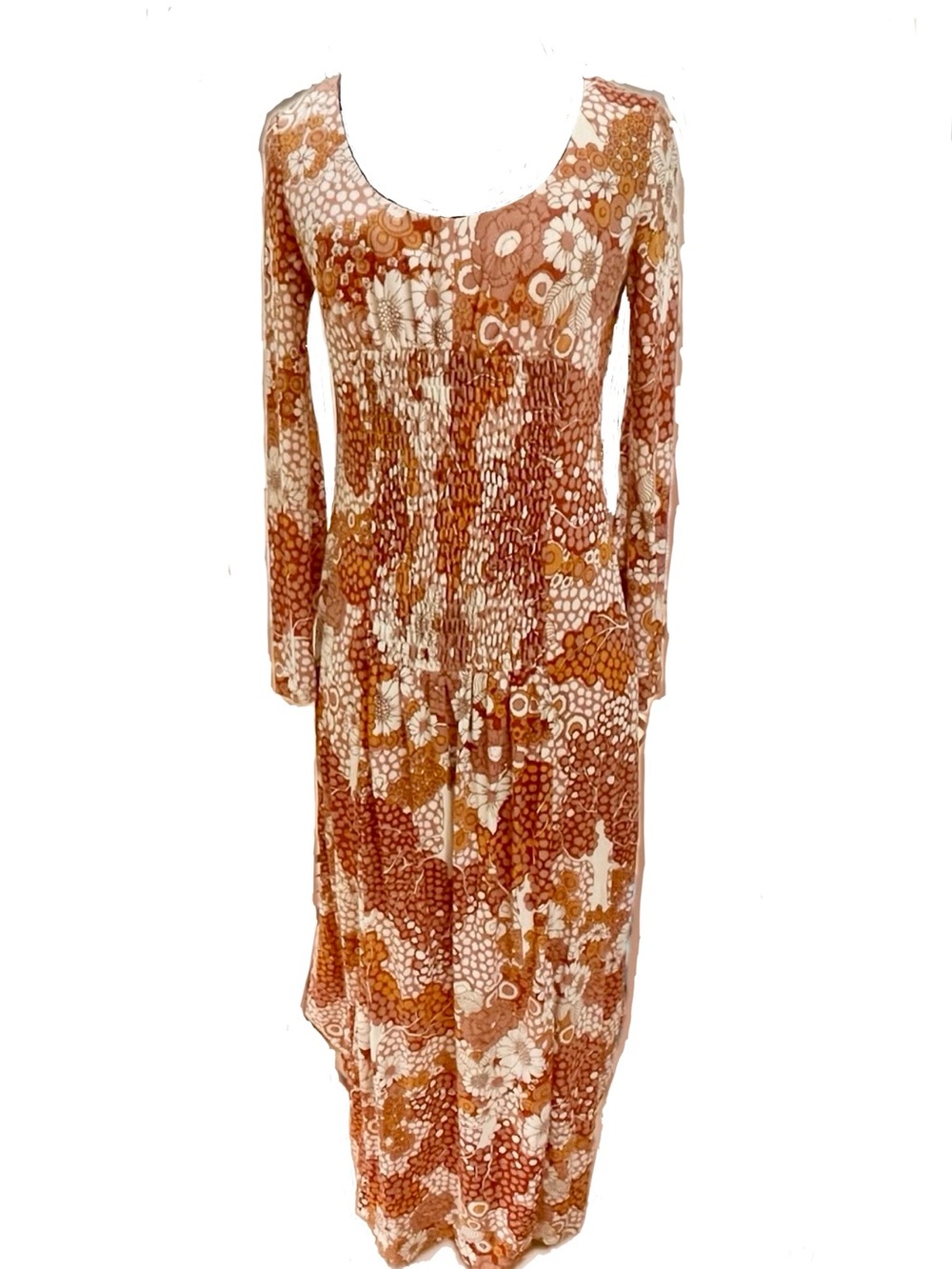 Corky Craig Peasant Prairie Style Maxi Dress